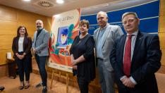 Sara Fernández, Víctor Lucea, Mercedes Trébol, César Muñío y Ángel Gálvez