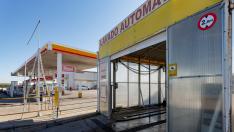 Gasolinera donde ocurrió el tiroteo en el que murió el policía
