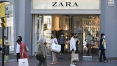 La tienda de Zara en el paseo de las Damas de Zaragoza.