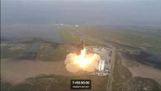 Estalla en pleno vuelo el cohete Starship de Elon Musk, el mayor jamás construido