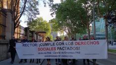 Los administrativos de la Universidad de Zaragoza harán paros y huelgas