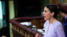 La Ministra de Igualdad, Irene Montero,