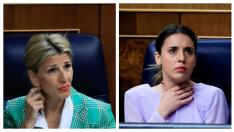 Yolanda Díaz e Irene Montero