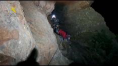 Tres escaladores rescatados de noche en los Mallos de Riglos