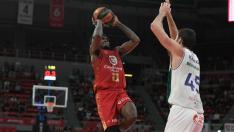 Foto del partido Casademont Zaragoza-Unicaja Málaga, de la Liga Endesa, en el pabellón Príncipe Felipe