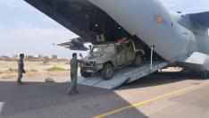 Llegada a Sudán de los efectivos.