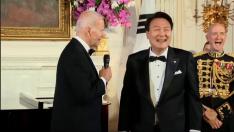El presidente de Corea del Sur canta ‘American Pie’ en la cena de gala en la Casa Blanca