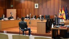 Un momento del juicio celebrado este jueves en la Audiencia Provincial de Zaragoza