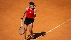 Partido de tenis de Irene Burillo contra la estadounidense Coco Gauff.