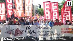 Así se ha vivido la manifestación del 1º de Mayo en Zaragoza