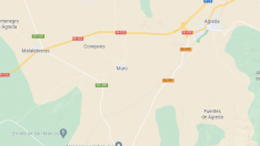 Mapa del término municipal de Matalebreras, en Soria.