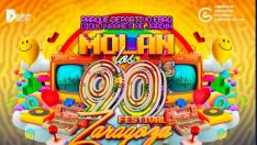 Cartel  'Molan los 90'