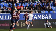 El Huesca femenino se midió al filial del Zaragoza CFF en El Alcoraz la temporada pasada.