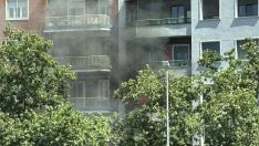 Muere un hombre en el incendio de un piso en la calle Embajadores de Madrid
