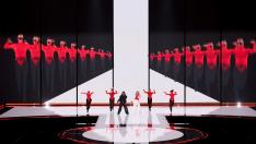 Austria en un ensayo previo a la semifinal de Eurovisión 2023.