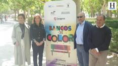 Por segundo año consecutivo, alumnos de la Escuela de Arte llevan a cabo una intervención para fomentar la cultura y llenar de color este espacio zaragozano