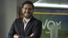 El candidato de VOX a la Presidencia del Gobierno de Aragón, Alejandro  Nolasco