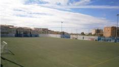 Campo de fútbol "Hermanos Callejón" (Motril), donde se disputó el partido entre el Puerto de Motril y el Santa Fe