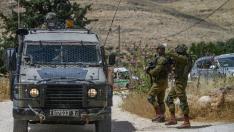 Soldados del Ejército de Israel en Cisjordania.
