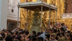 Procesión de la Virgen del Rocío en Huelva.