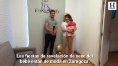 Así se celebran las fiestas de revelación del sexo del bebé en Zaragoza