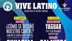 Vive Latino y Caja Rural de Aragón organizan encuentros de diseño y música