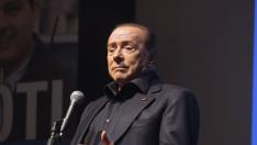 Silvio Berlusconi a Genova per sostenere la candidatura alla presidenza di Giovanni Toti