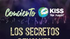 El Concierto Kiss the Planet reúne este sábado a Los Secretos, Revólver y Alejo Stivel en Zaragoza