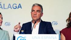 El coordinador general del PP, Elías Bendodo, en Málaga
