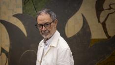 El cineasta José Luis Alcaine, en la Filmoteca de Zaragoza