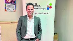 Víctor Meseguer, comisionado especial para la economía social del Ministerio de Trabajo, el pasado lunes en Zaragoza