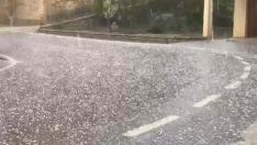 Vídeo: tremenda granizada en la localidad turolense Villarroya de los Pinares