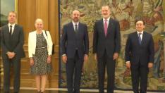 El rey recibe en la Zarzuela al presidente del Consejo Europeo