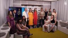 Una veintena de jóvenes que participan en programas de la FPdGi les han acompañado en la víspera de los Premios Princesa de Girona