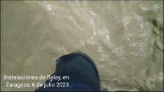 Las instalaciones de la fábrica de Balay en Zaragoza, inundadas