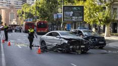 accidente coche patrulla paseo pamplona