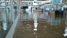 Instalaciones inundadas en la planta de Balay