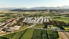 Una recreación del nuevo barrio con 400 viviendas.
