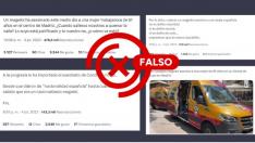 Mensajes de redes que difunden la falsa idea de que el detenido por el asesinato de Tirso de Molina es magrebí o magrebí nacionalizado español