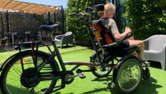 Una de las bicicletas eléctricas para personas con movilidad reducida.