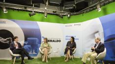 Alejandro de Mollinedo, María Dolores Gadea, Carolina Iglesias y Javier Nieto, en un momento del debate.