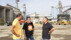 Loscertales, Oria y Monesma, tras el incendio de anoche en Grañén.
