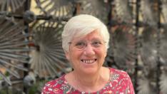 Clara Ponsatí, este lunes en Barcelona antes de ser de nuevo detenida.