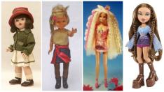 Mariquita Pérez, una Nancy, un modelo de Sindy y una Bratz.