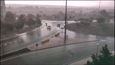 Vídeo de la tormenta que ha barrido Huesca esta tarde