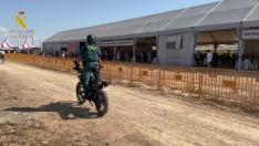 Dispositivo de seguridad y controles en el Monegros Desert Festival