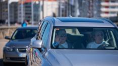 El rey Juan Carlos I en Sanxenxo.