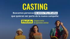 Zaragoza busca jóvenes para participar en la campaña 'No es no' de las Fiestas del Pilar