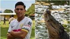 Chucho fue atacado por el cocodrilo en el río Cañas