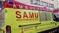 Imagen de archivo de una ambulancia del SAMU.